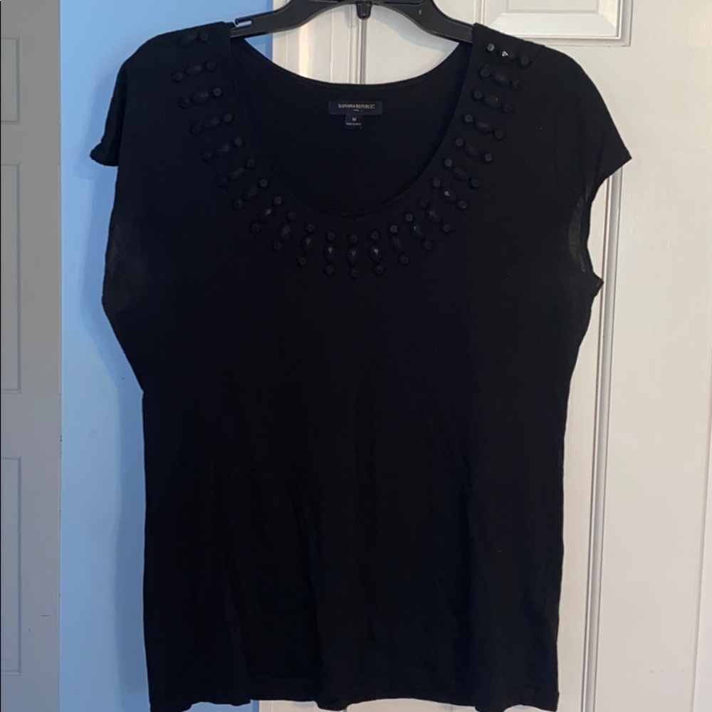 Banana Republic black shirt sleeve shirt